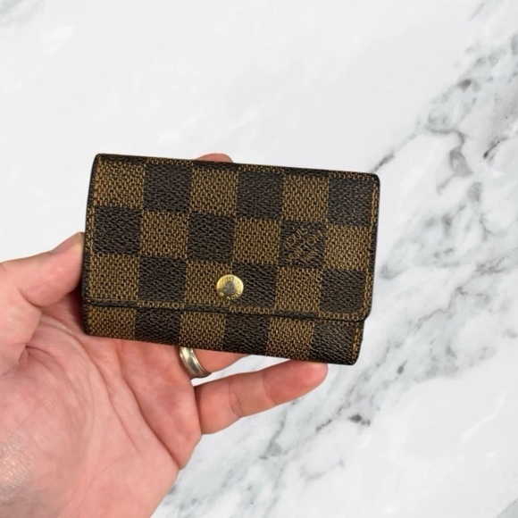Louis Vuitton Damier Ebene Key Holder Box Dusty - Picture 3 of 15